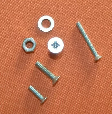 £6.24 • Buy Countersunk Machine Screws Pozi Nuts Bolts M2 And M3.5 Zinc Plated Hex Nuts