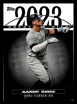 2024 Topps Series 1 Aaron Judge Greatest Hits #23GH-27 New York Yankees Mint • £3