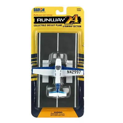 Daron Runway24 Diecast Metal Toy With Runway Section - Beechcraft Bonanza • $11.95