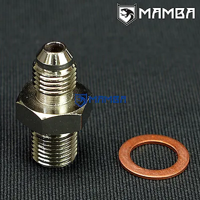 4AN M12x1.25 Turbo Water Adapter Fitting 4G93T 4G63T TD04L TD04HL (No Restrict) • $17.77