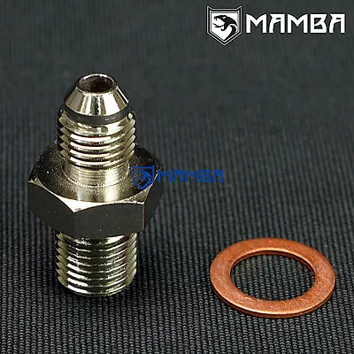 $10.49 • Buy Turbo Oil Feed Engine Block Supply Adapter Fitting Kit TOYOTA 1JZ-GET 2JZ-GET
