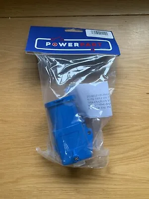 240v 3 Round Pin Mains Inlet Socket Caravan Motorhome With Hinged Flap • £8.95