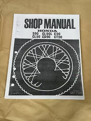 Factory Service Shop Repair Manual 1966 1967 1968 1969 1970 Honda CT90 Trail 90 • $23.99