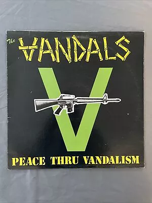 Vandals Peace Thru Vandalism LP Vinyl Record Punk Rock  • $40