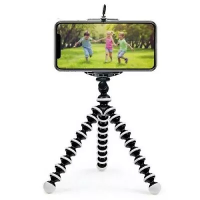 Flexible Mobile Phone Tripod For IPhone And Android With Phone Holder Octopus • £13.99