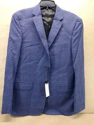 Versace Collection Men's Blazer Blue Plaid • $151.99