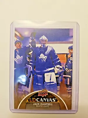 21-22 UD Extended Jack Campbell UD Canvas Card #C346 Toronto Maple Leafs • $2.75