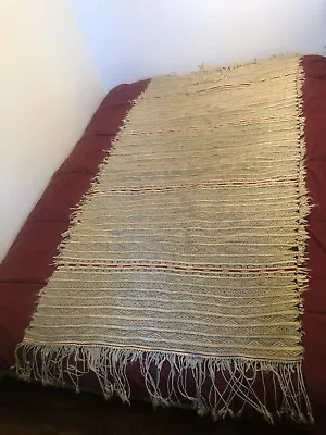 Vintage Handmade Moroccan Berber Wedding Blanket/Shawl • $425