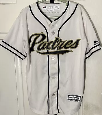 Vintage San Diego Padres Craig Kimbrel Coolbase Jersey Youth S Sewn Front • $24.99