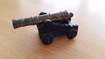 Brass Cast Iron Penncraft Miniature Cannon Mt Penn PA 2 3/4  Barrel Revaluation • $29