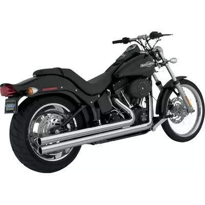 Vance & Hines 17923 Chrome Big Shots Long Exhaust For 86-11 Harley Softail • $849.99