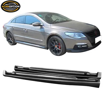 Fits 09-16 Volkswagen VW CC PP Side Skirt Rocker Panel Extension Lip • $119.99