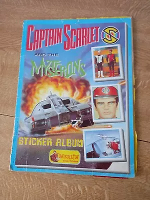 Captain Scarlet And The Mysterons Sticker Album By Merlin • £2.99