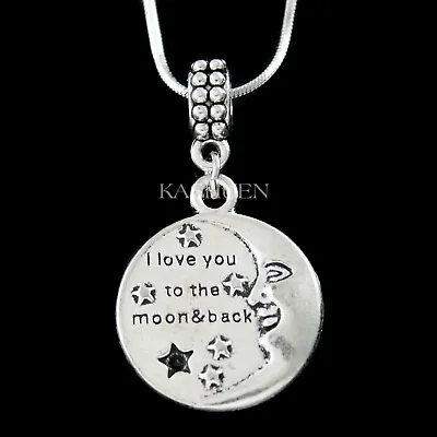 I Love You To The Moon And Back Celestial Stars Necklace Jewelry Graduation Gift • $24.99