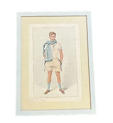 RARE 1907 Vanity Fair  Print Olympic Rower Douglas Cecil Rees Stuart “Duggie” • £90.26