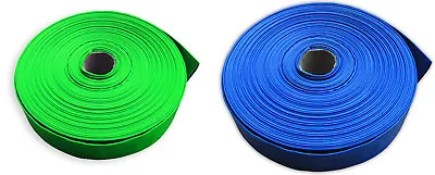 Layflat PVC Water Delivery Hose - Discharge Pipe Pump Lay Flat Irrigation • £6.45