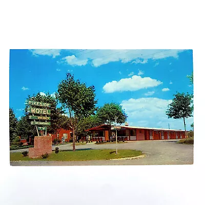 Postcard West Virginia Martinsburg WV Pikeside Motel 1960s Unposted Chrome • $4