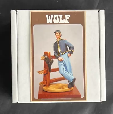 Wolf Miniatures 54mm Civil War Union Rush’s Lancers Cavalry Figure Kit • $6.99