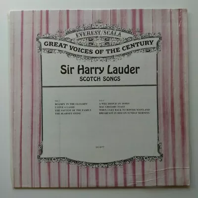 $3.61 • Buy Sir Harry Lauder, Scotch Songs, LP (SC-877) Original 1969 Everest/Scala Records