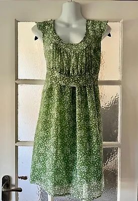 £1 • Buy Ladies Green Ditsy Floral Dress (Size 16) BRAND NEW WITH TAG!