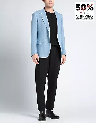 RRP €1650 DOLCE & GABBANA TAORMINA Linen Blazer Jacket IT46 US36 S Silk Lined • $435.58