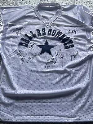 Dallas Cowboys Legends Signed Custom Made Jersey • $30