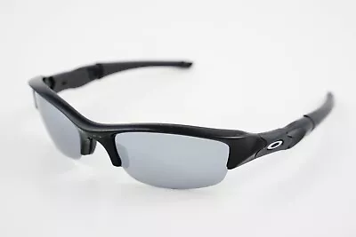 Pre-Owned - 12-900 Oakley Flak Jacket 1.0 Polished Black/Polarized 63-14-133 • $59.99