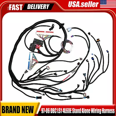 For LS SWAPS DBC 4.8 5.3 6.0 1999-2006 LS1-4L60E Wiring Harness Stand Alone NEW • $85.99