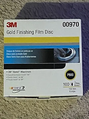 3M 00970 Hookit 6' P800 Grit Finishing Film Disc • $80