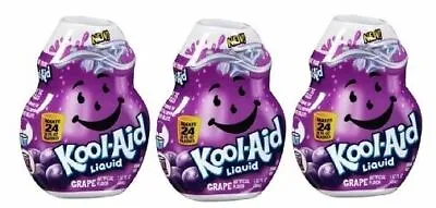 £21.54 • Buy Kool-Aid Grape Flavor Enhancer Liquid Drink Mix 3 Bottle Pack