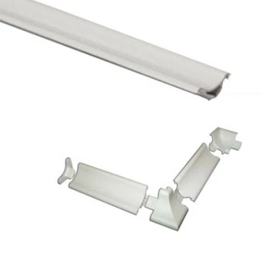 Profilo Angolare PVC Autoadesivo - Protezione Spigoli 50x20 Mm, 150 Cm Grigio Scuro - Foto 8