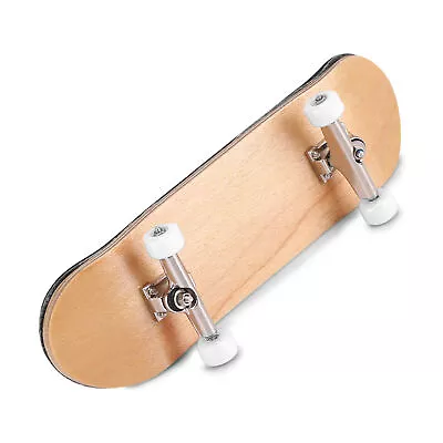 Maple Wooden Alloy Fingerboard Finger Skateboards W/Box Depression Toy White • $27.02