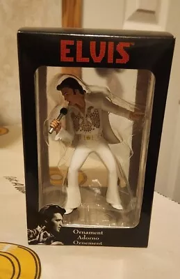 ELVIS PRESLEY  Christmas Ornament  IN BOX    WHITE SUIT • $8