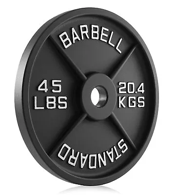 Cast Iron Olympic 2-inch Weight Plate 45 LB Single Weight Plate • $58.95