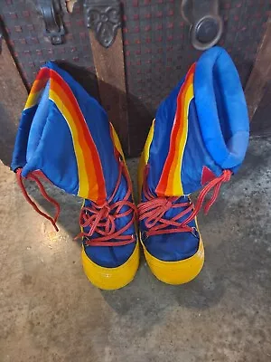 Vintage 1980's Rainbow Moon Boots • $140