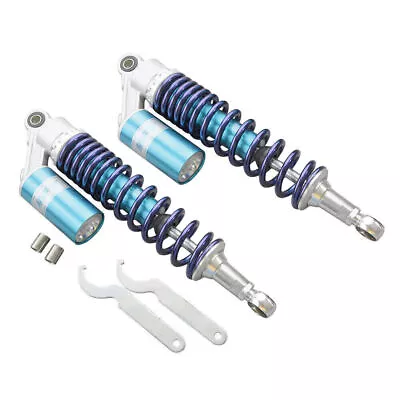 For 150cc~750cc Street Bikes Scooter Moped Quad 375mm Rear Air Shock Absorbers • $88.63