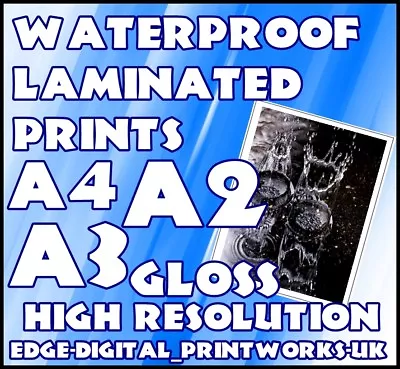 Weatherproof Advertising Poster Prints A4 A3 A2 Waterproof • £5