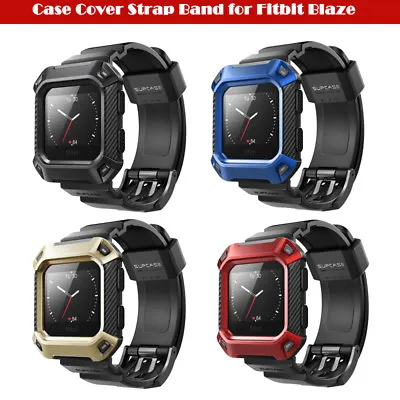 $20.14 • Buy For Fitbit Blaze, Original SUPCASE Watch Band Case Protective Cover Strap Band