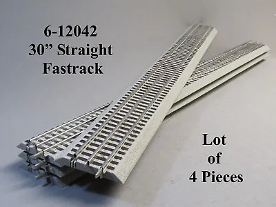 Lionel Fastrack 30  Inch Long Straight Track Lot (4) Pcs O Gauge 6-12042-(4) New • $78.84