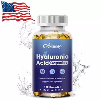 Hyaluronic Acid Capsules Anti-Aging Support Healthy Joints & Skin Hydration • $13.78