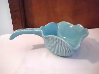 Miramar Of California Pottery Turquoise Blue #605 Sauceboat Double Spout Handled • $16.50