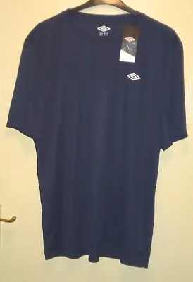 New With Tags Blue Umbro Tshirt Sports Top Size XXL • £3.99