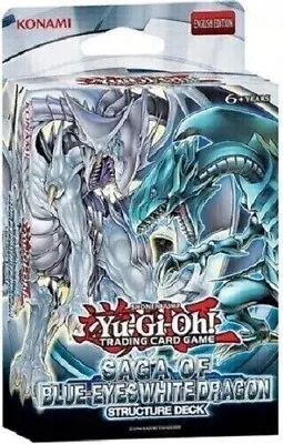 Structure Deck: Saga Of Blue-Eyes White Dragon Unlimited Edition YuGiOh • $7.45