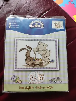 DMC My First Pickle Ted - Lickle Playtime - Counted Cross Stitch Kit (BL596/54) • £13