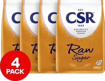4 X CSR Raw Sugar 500g • $13