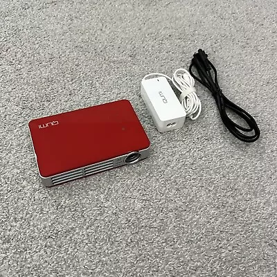 Vivitek Qumi Q5 Pocket Projector HD Red W/ Power Supply Tested Working • $127.49