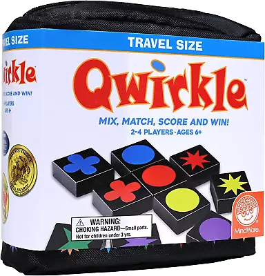 Mindware | Qwirkle: Travel NEW | Board Game | Ages 6+ | 2-4 Players | 45 Minutes • £20.88
