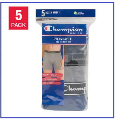 Champion Men's Boxer Brief 5-pack| NEW Size Large | FREE SHIPPING** • $23.90