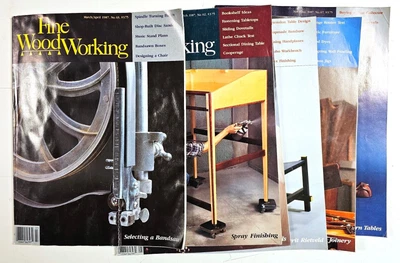 $7.99 • Buy 1987 Vintage Fine Woodworking Magazine. Complete Year Set Of 6 Issues  #62-67