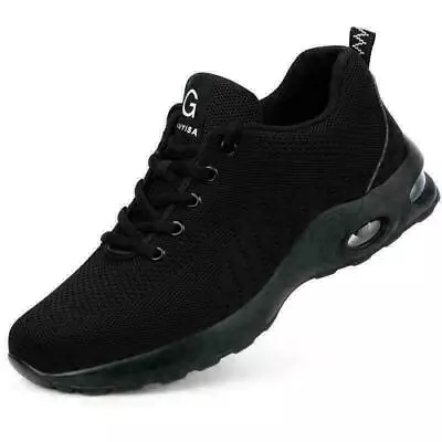 Mens Womens Safety Trainers Work Lightweight Steel Toe Cap Boots Shoes Uk Sizes • £26.99